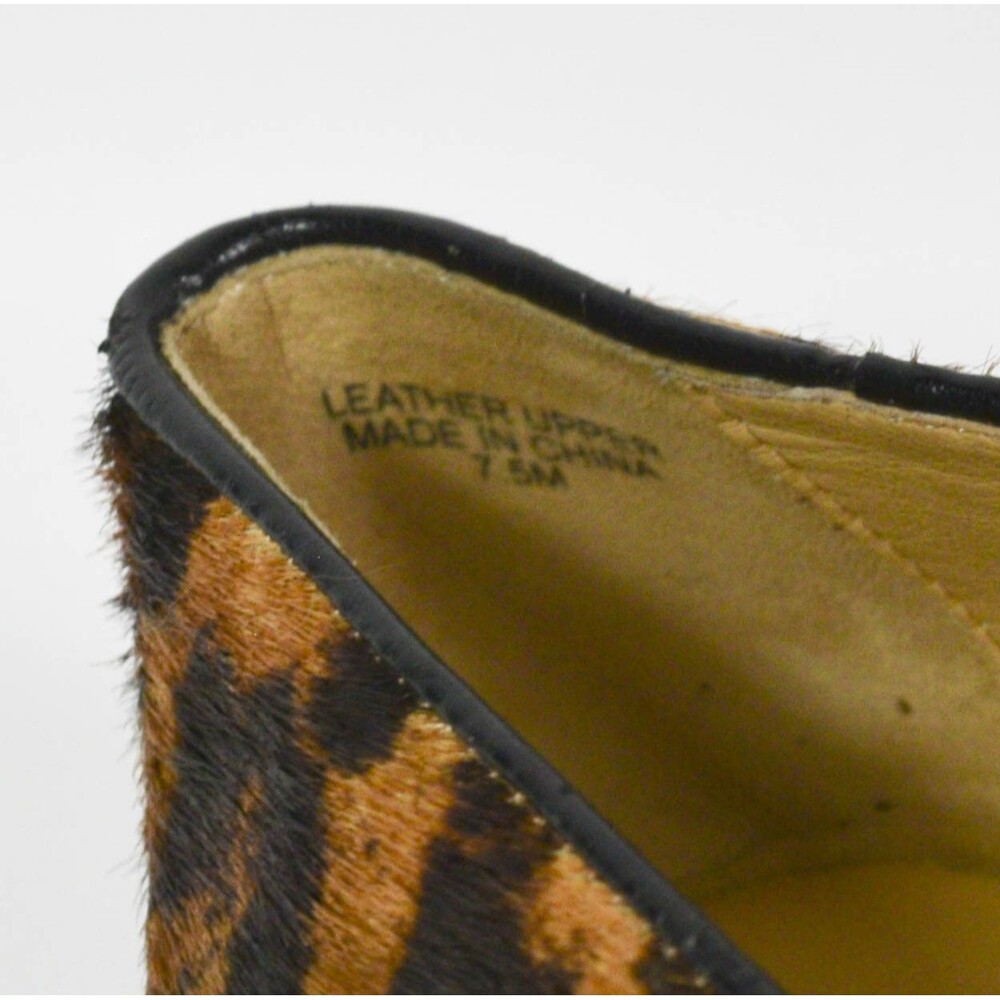 Talbots Francesca Loafers Haircalf Animal Print Loafers Flats Size 7.5 M - Picture 8 of 8